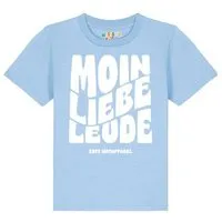 watabout kids watabout.kids T-Shirt Kinder Moin liebe Leude, Blue soul, – Produktbild 1 von 1