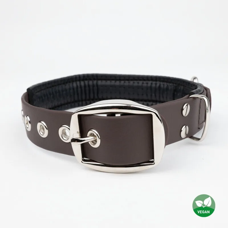 PetTec PetTec veganes Hundehalsband braun M, Braun, – Produktbild 1 von 2