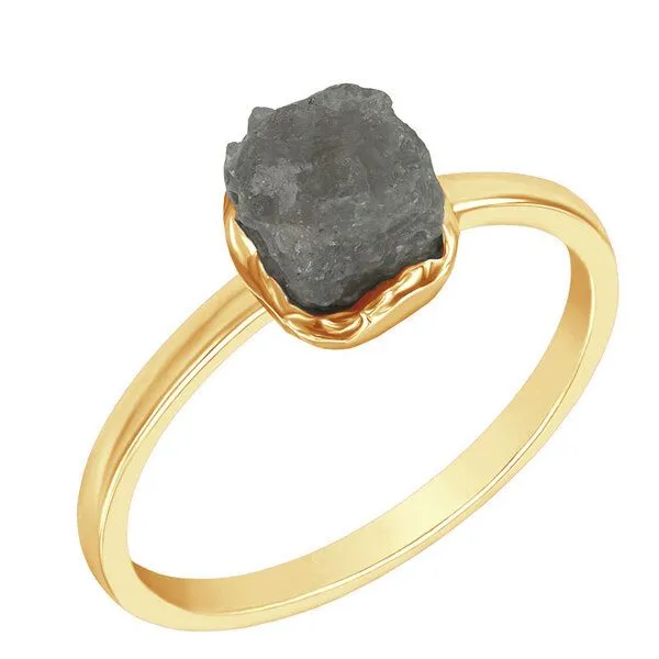 Eppi Eppi Goldring mit Rohdiamant Gianni, Gold, – Produktbild 1 von 4
