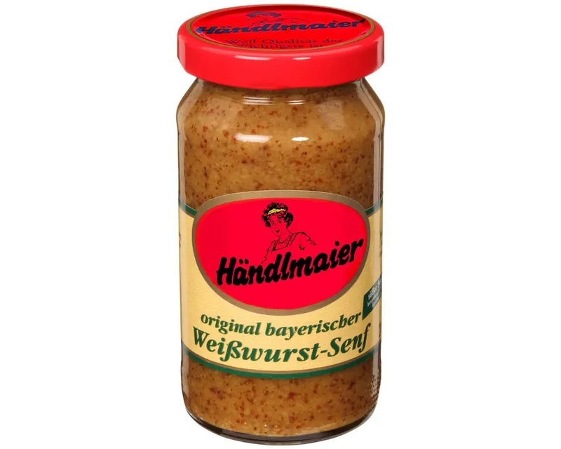 Händlmaier Saucen, Händlmaier original bayerischer Weißwurst Senf Süß Vegan 200ml – Produktbild 1 von 1