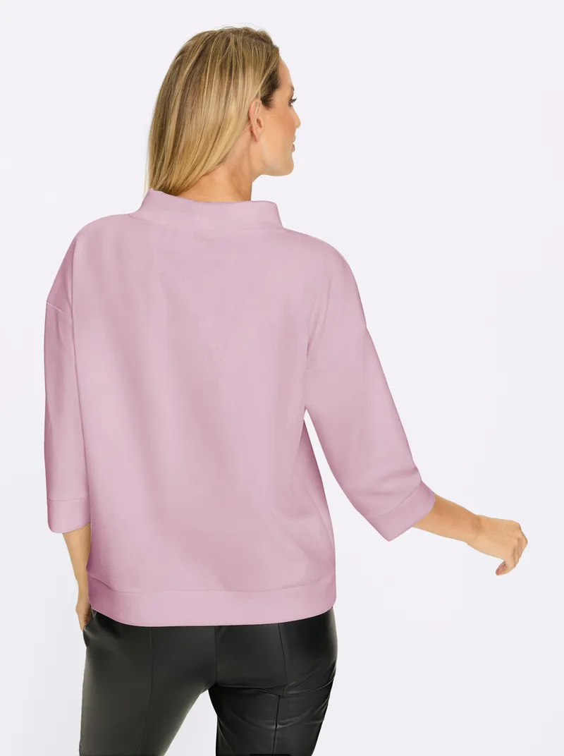 heine Sweatshirt rosé, Rosé, – Produktbild 2 von 2