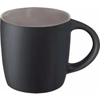 Keramiktasse "ENNIA" mattschwarz/grau – Produktbild 1 von 1