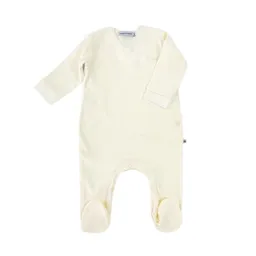 Bamboom Bamboom Pure Cremefarbener Playsuit mit Füßen – Produktbild 1 von 1