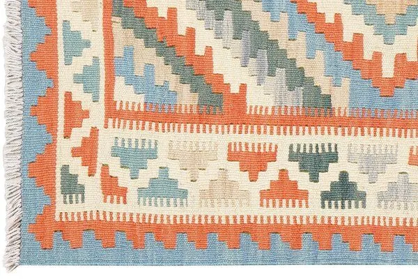 Rugtales Kelim Gashgai Beige „Rugtales“ aus Schurwolle, 81x123 cm, Beige, – Produktbild 4 von 4