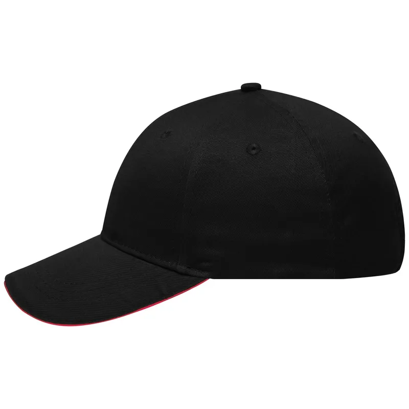 Myrtle Beach myrtle beach Kappe 6 Panel MB6212 Einheitsgröße black/red – Produktbild 1 von 1