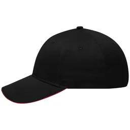 Myrtle Beach myrtle beach Kappe 6 Panel MB6212 Einheitsgröße black/red – Produktbild 1 von 1