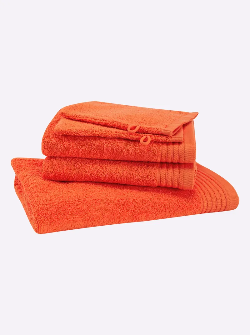 wäschepur Handtuch orange, Orange, – Produktbild 3 von 3