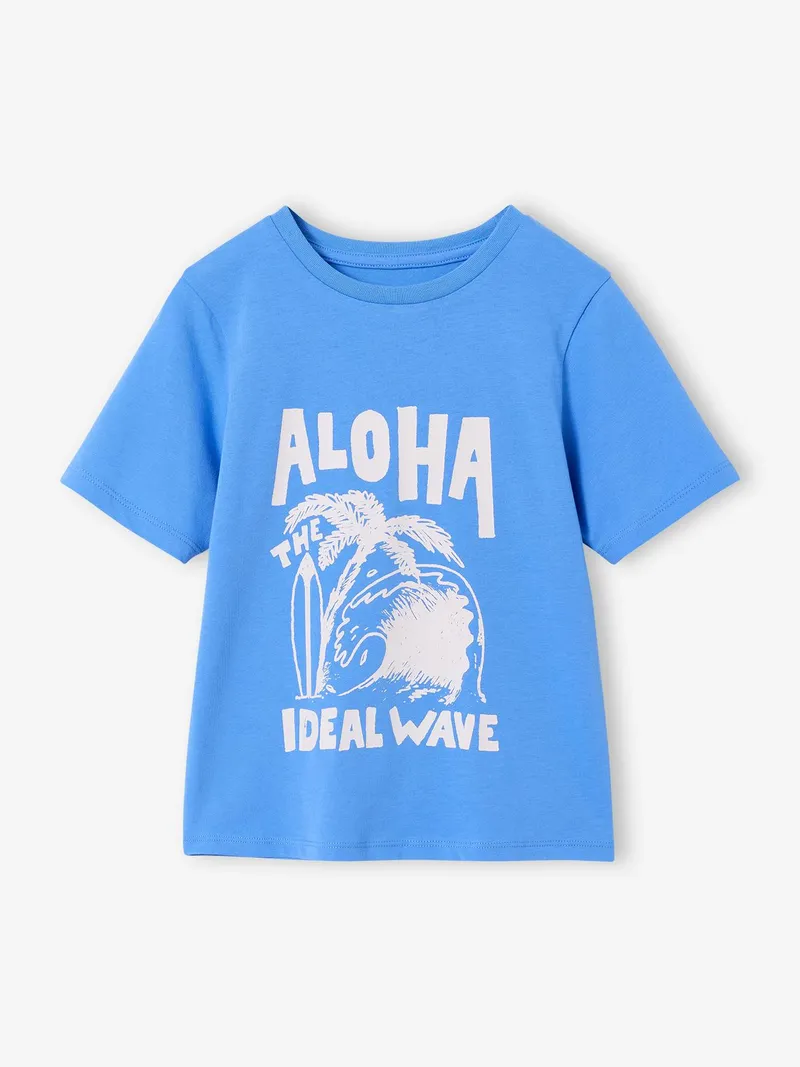 Vertbaudet 2er-Pack kurze Schlafanzüge ALOHA Kinder, Blau, – Produktbild 4 von 4