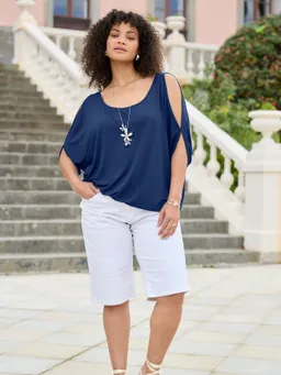 sheego Shirt royalblau – Produktbild 1 von 1