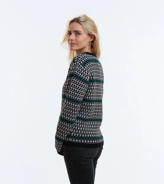 Gary Mash GARY MASH Pullover Lamona aus feinem Jacquardstrick, Muster (mehrfarbig), – Produktbild 4 von 4