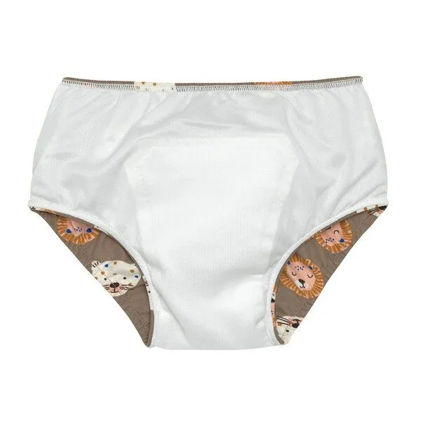 Lässig Lässig Baby Schwimmwindel und Sonnenhut (UV-Schutz) Löwe braun – Produktbild 4 von 4
