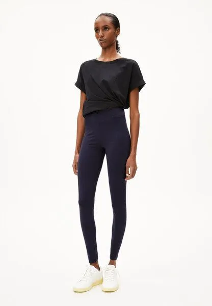 ARMEDANGELS ARMEDANGELS FARIBAA Damen Leggings aus Bio-Baumwoll Mix, Night sky, – Produktbild 4 von 4