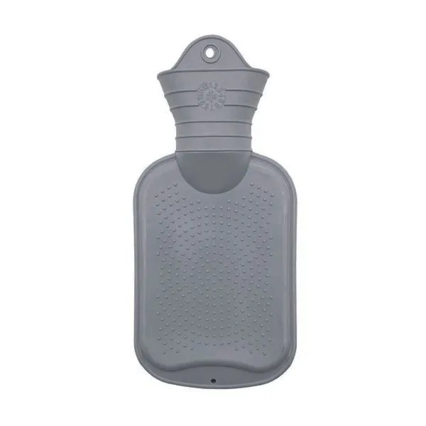 Fair Zone Fair Zone Wärmflasche 0,7 & 2 Liter aus Naturkautschuk, Grau, – Produktbild 1 von 7
