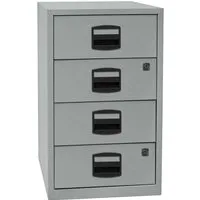 BISLEY Home Bisley Home Container, mit 4 Schubladen silber – Produktbild 1 von 1