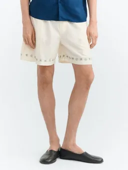 thinking mu thinking mu Herren Short - Embroidery Haitam Shorts - aus Baumwolle – Produktbild 1 von 1