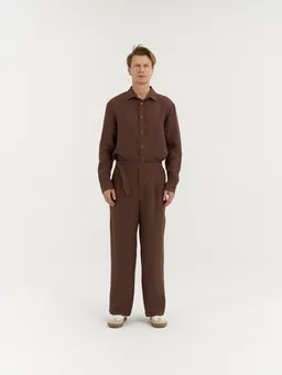 AmourLinen AmourLinen Bundfalten-Leinenhose für Herren ENZO – Produktbild 1 von 1