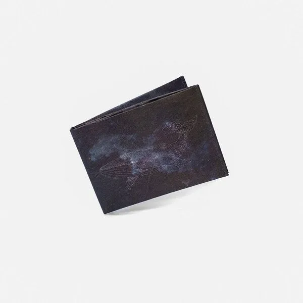 paprcuts paprcuts RFID Portemonnaie, Galactic whale (dunkelblau), – Produktbild 1 von 4