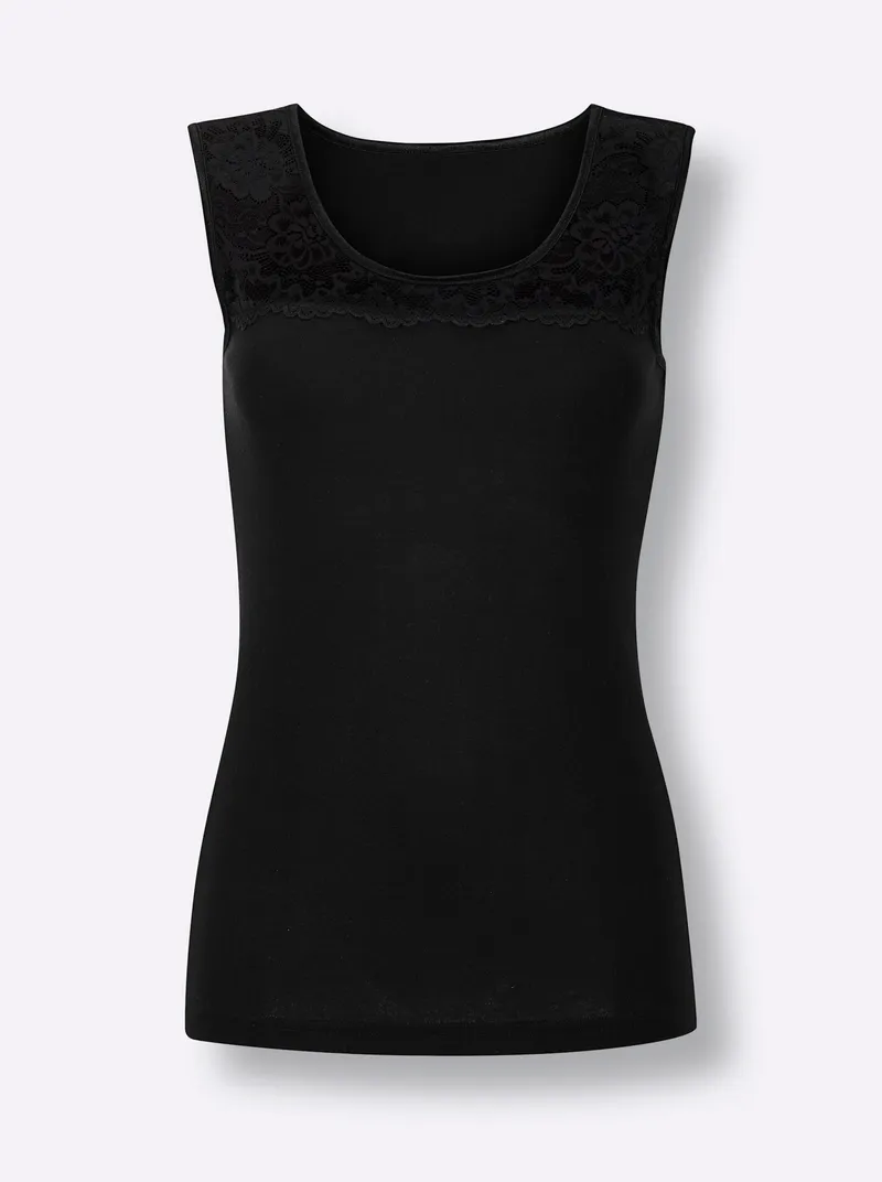 wäschepur Blazershirt schwarz, Schwarz, – Produktbild 1 von 2