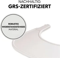 Hauck Hauck Hochstuhltablett Alpha Click Tray, Speckle Beige, Kunststoff, aus recyceltem Material – Produktbild 1 von 1