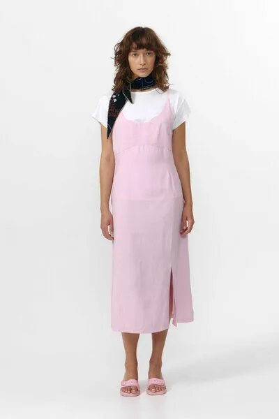 SUITE13LAB Suite13lab Damen-Midikleid SAJA, Rosa, – Produktbild 1 von 4