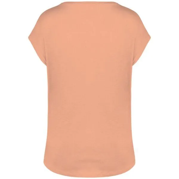 Greenspired Greenspired Umweltfreundliches Loose Damen-T-Shirt mit V-Ausschnitt 130g/m S- L, Aprikot, – Produktbild 2 von 2