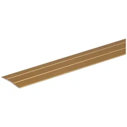 Alberts ALBERTS Übergangsprofil, selbstkl., Alu gold elox., LxBxS 900x38x1,0mm – Produktbild 1 von 1