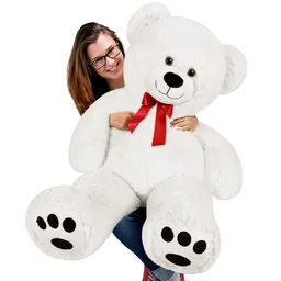 Casaria® Casaria großer Teddybär XL weiss – Produktbild 1 von 1
