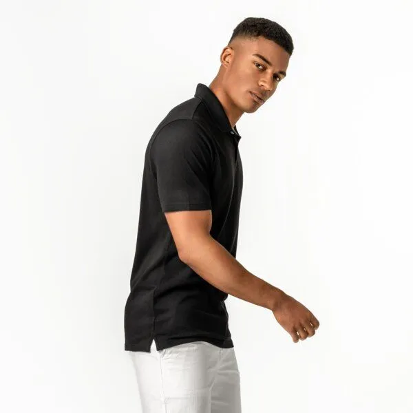 Living Crafts Living Crafts Polo-Shirt - TIRMON, Black (schwarz), – Produktbild 2 von 4