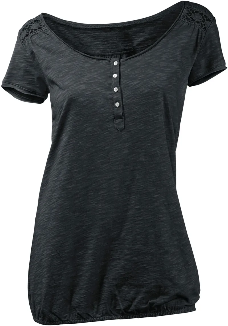 heine Rundhalsshirt schwarz, Schwarz, – Produktbild 2 von 2