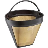 cilio cilio Kaffee-Dauerfilter "GOLD" für Gr. 4, Edelstahl 24 Karat vergoldet – Produktbild 1 von 1