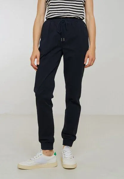recolution Damen Jogg Chino aus Bio-Baumwoll Mix - CALATHEA - recolution, Dark navy (blau), – Produktbild 4 von 7