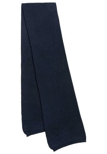MELA MELA Rippstrick Schal Style NAGNA aus 100% Bio-Baumwolle, Navy, – Produktbild 1 von 4