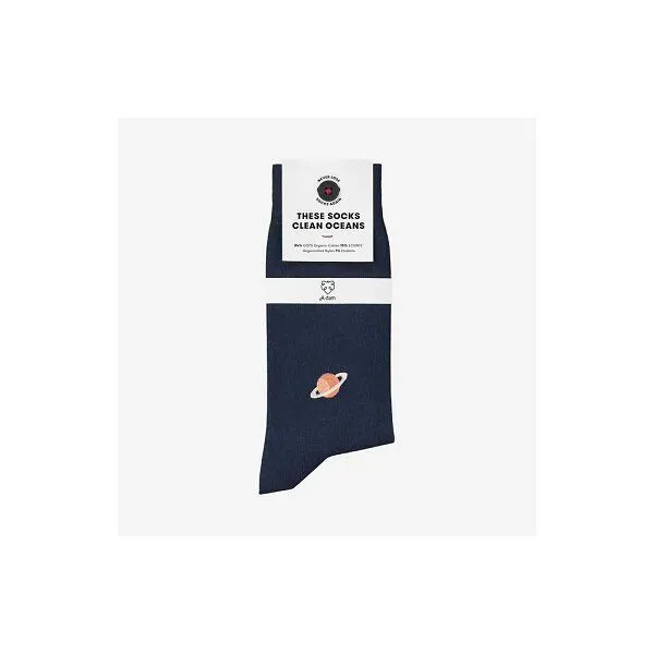 A-Dam A-Dam Socken mit Stickerei, Tony (blau), – Produktbild 2 von 3