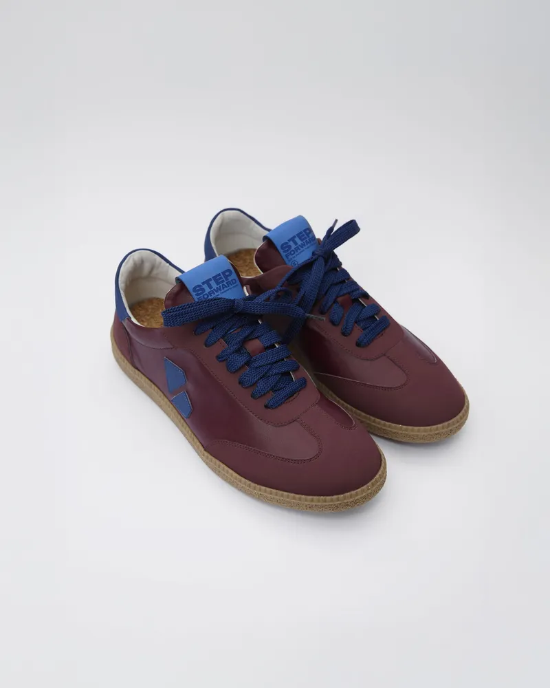 BOHEMA BOHEMA Damen vegan Sneaker Damen Brava Burgundy, Dunkelrot, – Produktbild 1 von 2