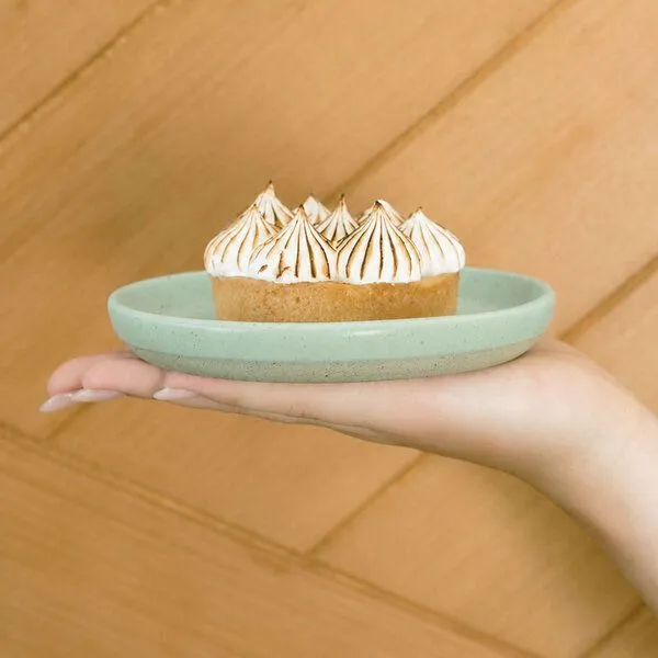 Originalhome Originalhome ReClay Dessertteller – 4er-Set, Mintgrün, – Produktbild 1 von 4