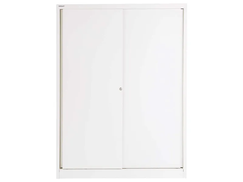 Bisley Bisley Schiebetürenschrank "ECO" 4 OH, Breite 120 cm verkehrsweiß – Produktbild 1 von 1