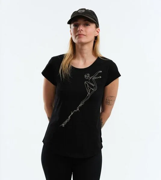 Gary Mash GARY MASH Shirt Asheville Tänzerin aus Biobaumwolle, Schwarz, – Produktbild 3 von 4