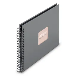 Hama Hama Spiral-Album "Fine Art", 28x24 cm, 50 schwarze Seiten, Steingrau – Produktbild 1 von 1