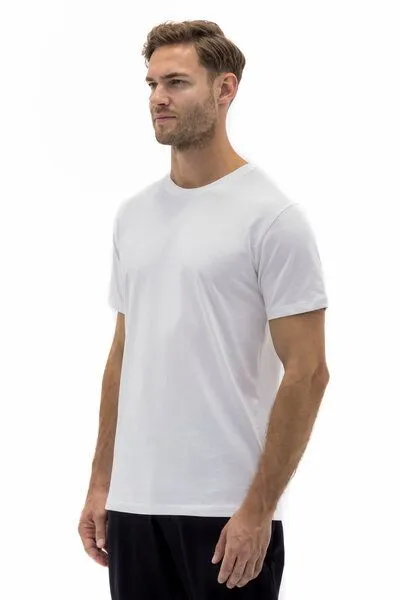 Barrio 13 Barrio 13 T-Shirt Herren 3er Pack aus 100% Baumwolle Regular Fit Basic Rundhals, 3x weiss, – Produktbild 2 von 2