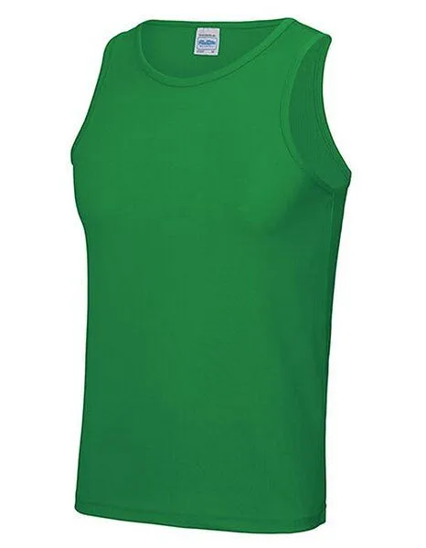 Just Cool Just Cool Muskelshirt Ärmellos Recyceltes Polyester, Kelly green, – Produktbild 2 von 3