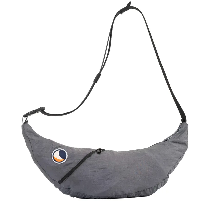 Ticket to the Moon Ticket to the Moon upcycled Bauchtasche/Crossbody Umhängetasche "Sling Bag", Basic dark grey, – Produktbild 1 von 3