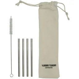 Yummii Yummii Yummii Yummii Edelstahl-Strohhalme | 4er-Pack – Produktbild 1 von 1