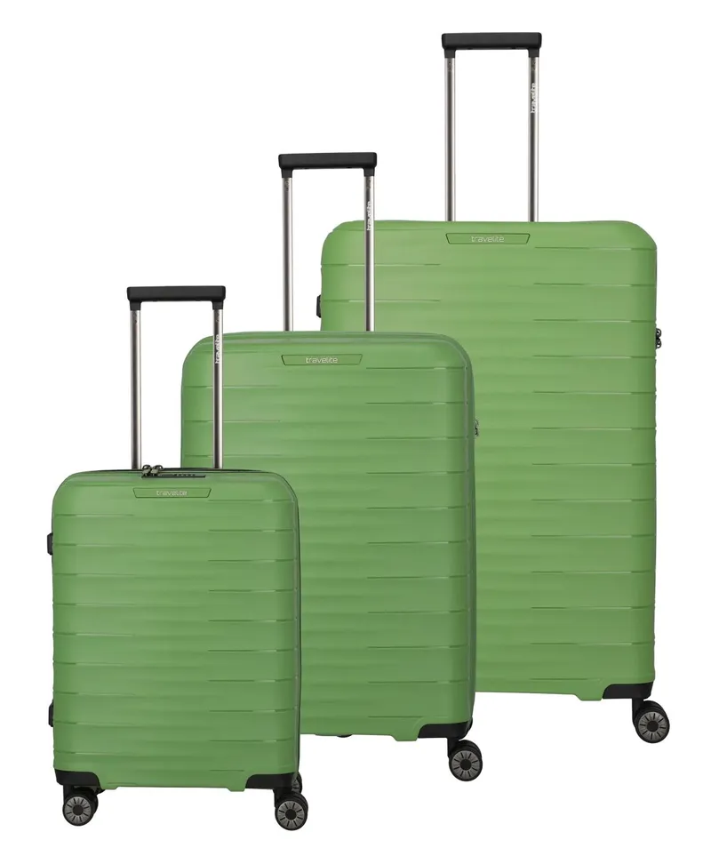 Travelite Travelite Mooby 3-tlg. Koffer-Set L/M/S, 4w Grün, Green, – Produktbild 1 von 1