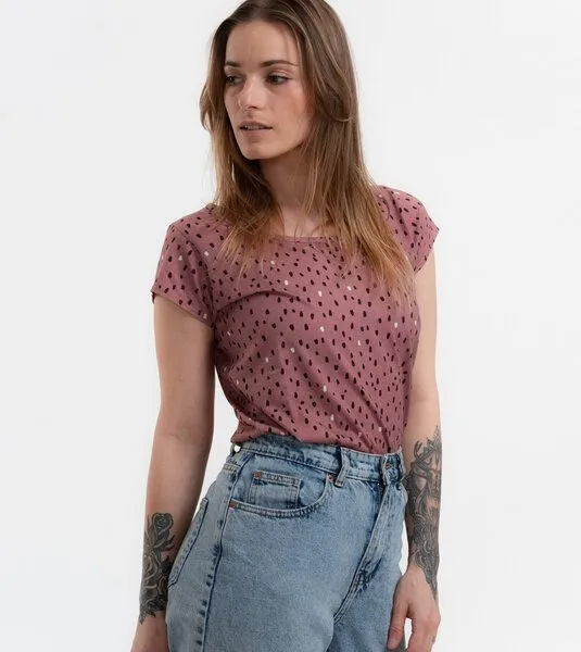 Gary Mash GARY MASH Shirt Asheville Dots Strokes aus Biobaumwolle, Rosa, – Produktbild 2 von 4