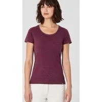 HempAge HempAge Damen T-Shirt mit Rollsaum Hanf/Bio-Baumwolle, Rioja, – Produktbild 1 von 1