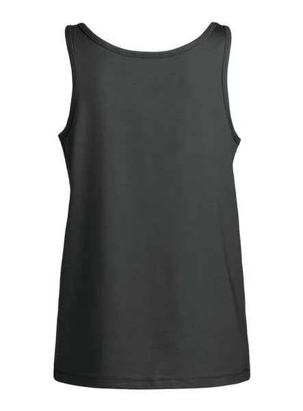 Human Family Human Family Weitfließendes Damen Tanktop "Flow XOXO" in anthrazit – Produktbild 2 von 2