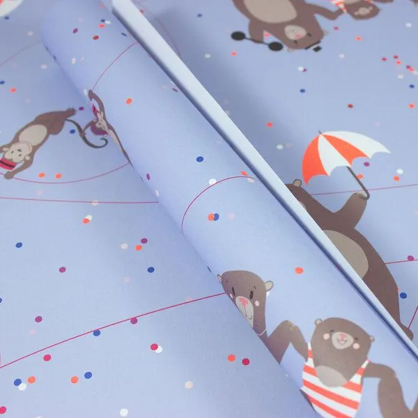 Bow & Hummingbird Bow & Hummingbird Geschenkpapier Circus Bears – Produktbild 3 von 8