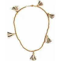 El Puente El Puente Armband | Fair Trade & Handmade aus Indien, Gold,schwarz, – Produktbild 1 von 1