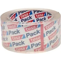 Tesa tesa Packband 'cristal clear' PP, 50 mm x 66 m, 67 µ – Produktbild 1 von 1