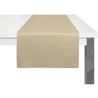 Nature by Adam Nature by Adam Tischläufer aus 100% Bio-Baumwolle - Made in Germany - Uni Collection, Beige, – Produktbild 1 von 1